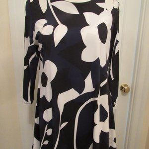 Lior Paris Open Shoulder Tunic Black/White/Navy